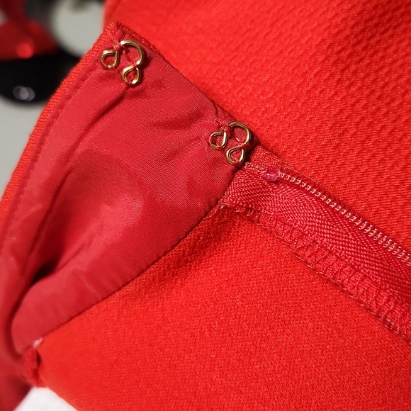 Trina Turk Camari Choker Collar Diamond Jacquard Dress - Picture 9 of 10